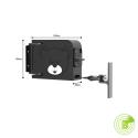 SOGA 160mm Wall-Mounted Clothes Line Dry Rack Black