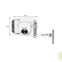 SOGA 160mm Wall-Mounted Clothes Line Dry Rack White