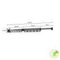 SOGA 93.2cm Wall-Mounted Clothing Dry Rack