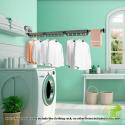 SOGA 127.5cm Wall-Mounted Clothing Dry Rack