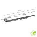 SOGA 127.5cm Wall-Mounted Clothing Dry Rack