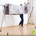 SOGA 2.0m Portable Standing Clothes Drying Rack with Wheels