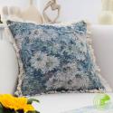 SOGA 50cm Oil Painting Shabby Chic Style Handmade Full Floral Needlepo