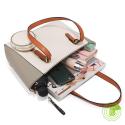 Fashion Large Capacity Three-in-one Saffiano Bag Portable Simplicity