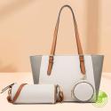 Fashion Large Capacity Three-in-one Saffiano Bag Portable Simplicity