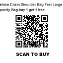 Fashion Chain Shoulder Bag Feel Large Capacity Bag