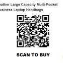 Leather Large Capacity Multi-Pocket Business Laptop Handbags