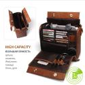 Leather Large Capacity Multi-Pocket Business Laptop Handbags