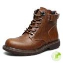 Fashion Men's Casual Mid-cut Leather Boots