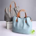 Leather bag women's mother bag soft leather tote bag
