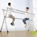 SOGA 2.0m Portable Standing Clothes Drying Rack 3 Poles