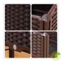 SOGA 2X 120cm Raised Planter Box Vegetable Herb Flower Outdoor Plastic