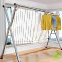 SOGA 2X 2m Portable Standing Clothes Drying Rack Foldable Space-Savin