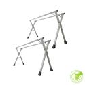 SOGA 2X 2m Portable Standing Clothes Drying Rack Foldable Space-Savin