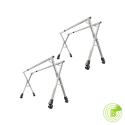 SOGA 2X 2.0m Portable Standing Clothes Drying Rack Foldable Space-Sa
