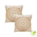 SOGA 2X 50cm Pillow Cover Moon Decor Cotton Decorative Throw