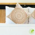 SOGA 2X 50cm Pillow Cover Moon Decor Cotton Decorative Throw