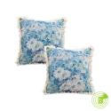 SOGA 2X 50cm Oil Painting Shabby Chic Style Handmade Full Floral