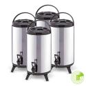 SOGA 4X 14L Portable Insulated Cold/Heat Coffee Tea Beer Barrel Brew P