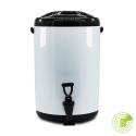 SOGA 4X 8L Stainless Steel Insulated Milk Tea Barrel Hot and Cold Beve