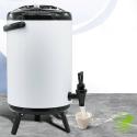 SOGA 4X 10L Stainless Steel Insulated Milk Tea Barrel Hot and Cold Bev