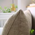 SOGA 4X 180cm Beige Triangular Wedge Bed Pillow Headboard Backrest Bed
