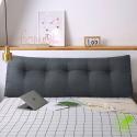 SOGA 4X 100cm Dark Grey Triangular Wedge Bed Pillow Headboard Backrest