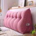 SOGA 4X 150cm Pink Triangular Wedge Bed Pillow Headboard Backrest Beds