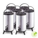SOGA 6X 10L Portable Insulated Cold/Heat Coffee Tea Beer Barrel Brew P