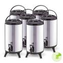 SOGA 6X 12L Portable Insulated Cold/Heat Coffee Tea Beer Barrel Brew P