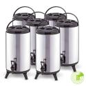 SOGA 6X 14L Portable Insulated Cold/Heat Coffee Tea Beer Barrel Brew P