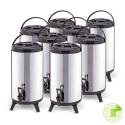 SOGA 8X 10L Portable Insulated Cold/Heat Coffee Tea Beer Barrel Brew P