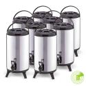 SOGA 8X 14L Portable Insulated Cold/Heat Coffee Tea Beer Barrel Brew P