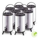 SOGA 8X 16L Portable Insulated Cold/Heat Coffee Tea Beer Barrel Brew P