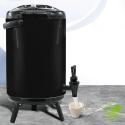 SOGA 8X 8L Stainless Steel Insulated Milk Tea Barrel Hot and Cold Beve
