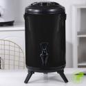 SOGA 8X 12L Stainless Steel Insulated Milk Tea Barrel Hot and Cold Bev