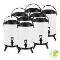 SOGA 8X 12L Stainless Steel Insulated Milk Tea Barrel Hot and Cold Bev