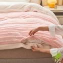 SOGA Throw Blanket Pink