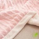 SOGA Throw Blanket Pink