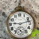 1944 Elgin B.W. Raymond railroad grade open face pocket watch