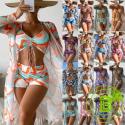 3 piece of swimsuit high waisted beach wear