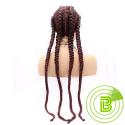 360 full lace front synthetic braided hair wigs