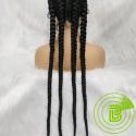 360 full lace front synthetic braided hair wigs